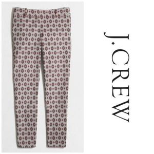 J. Crew | Printed Medallion Gray Winnie Pants